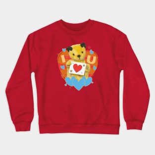 Sooty I Heart You Valentines Crewneck Sweatshirt